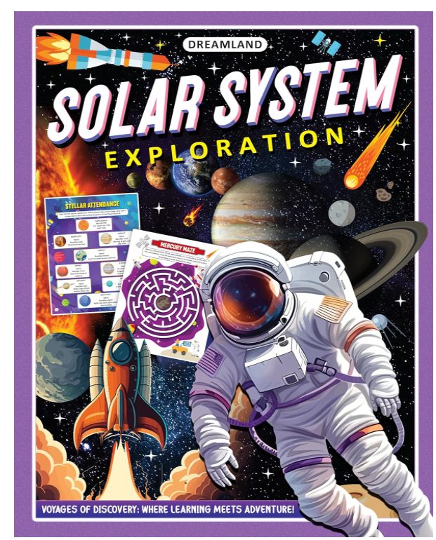 Solar System Exploration Activity Book for Kids Age 5 -10